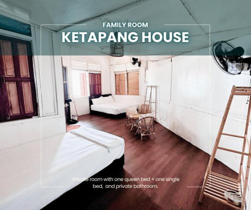 Postel nebo postele na pokoji v ubytování Ketapang House, Perhentian Island, Malaysia