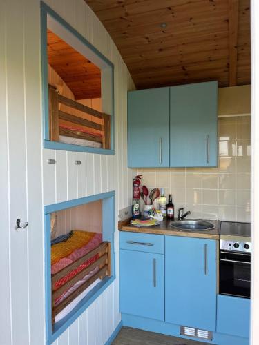 Dapur atau dapur kecil di Reef Shepherds Hut