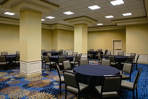 a large room with tables and chairs in it at The Westin Great Southern Columbus in Columbus