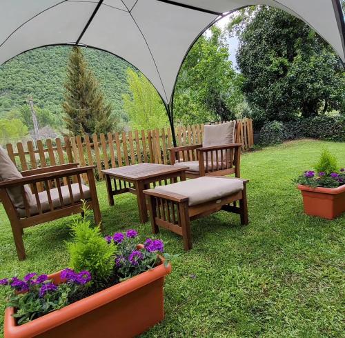 Zahrada ubytování Hotel Rural LA CÁRCEL