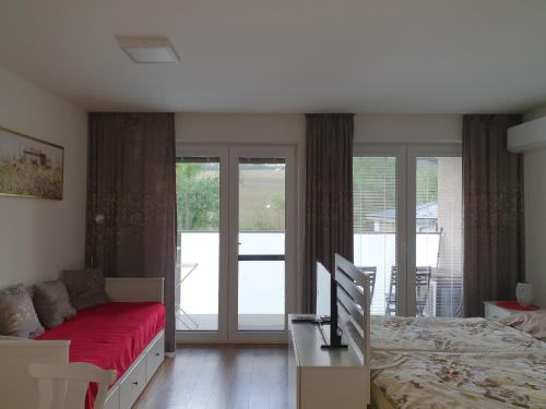 Postel nebo postele na pokoji v ubytování DIAMOND apartmán Eliška