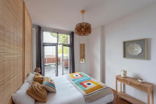 Ένα ή περισσότερα κρεβάτια σε δωμάτιο στο Villa Plein Horizon