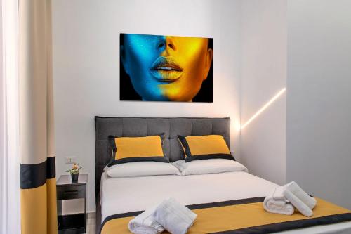 Postel nebo postele na pokoji v ubytování Irooms Garibaldi