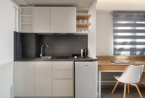 Dapur atau dapur kecil di Exclusive Villas Pappas