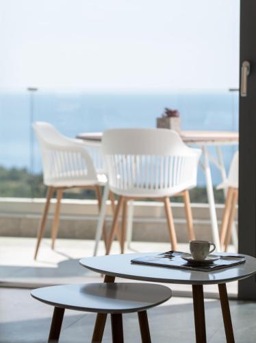 Balkoni atau teres di Exclusive Villas Pappas