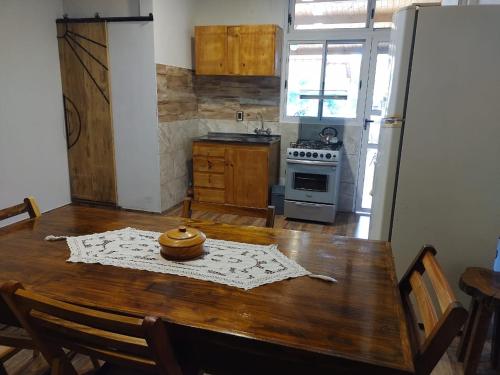 Køkken eller tekøkken på Hospedaje Recuerdos