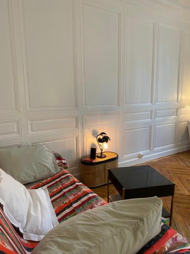 Χώρος καθιστικού στο Studio Karhine's au coeur d' Honfleur
