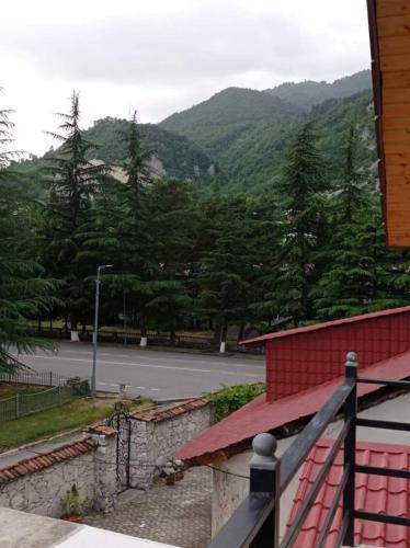 ゲストハウスから撮影された、または一般的な山の景色