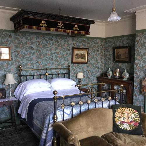 Katil atau katil-katil dalam bilik di St Benedict - Victorian Bed and Breakfast