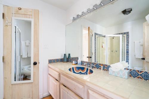 Koupelna v ubytování Casa Viva