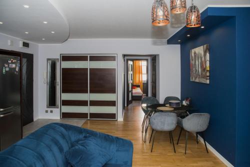Posezení v ubytování Pirs Apartament Gdynia - apartament na wyłączność