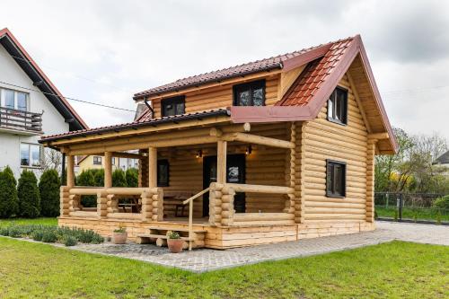 Domek Całoroczny z Bali na Mazurach z Balią Ogrodową 6 Osobowy