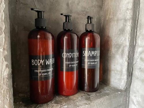 three fire hydrants are sitting on a shelf at 30 PCT OFF! Malibu Serene Cabin, Ocean View, Beach in Malibu