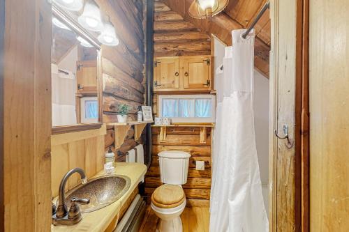 Phòng tắm tại Mountain View Farm