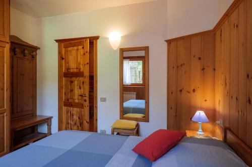 Cama o camas de una habitación en Villa Carlo