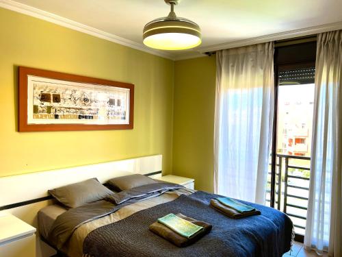 Postel nebo postele na pokoji v ubytování Apartment in La Tejita (El Medano)