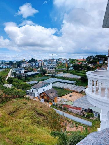 a view of a city from the top of a building at Hoàng Yến Villa Dalat in Da Lat