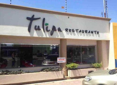 Εστιατόριο ή άλλο μέρος για φαγητό στο FLAT VIP no Centro com Wi-Fi