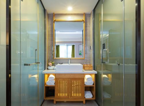 Koupelna v ubytování Xiangxi's Lovely - Yangyun Hotel
