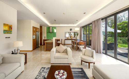 Χώρος καθιστικού στο Ocean Sunny Villas Da Nang