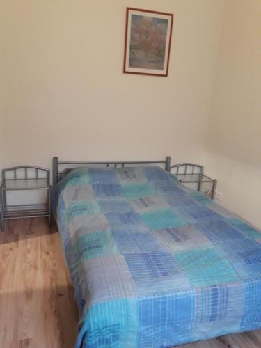 Postel nebo postele na pokoji v ubytování Spacy apartment in Kaunas center