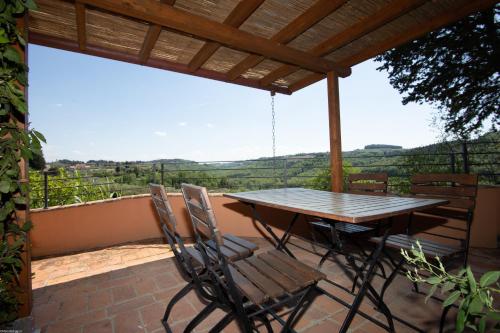 Balkón nebo terasa v ubytování Agriturismo Poggio Nardini