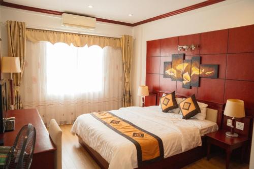 Hòa Nam Hotelにあるベッド