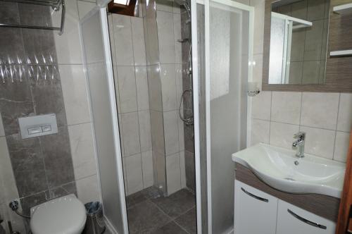 Koupelna v ubytování Bellamaritimo Hotel