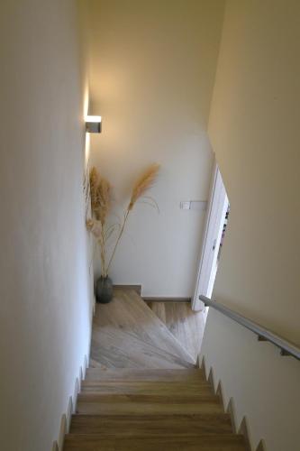 Ένα ή περισσότερα κρεβάτια σε δωμάτιο στο Apartmani Donata