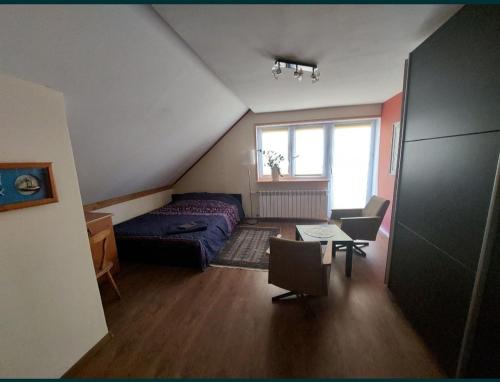 Χώρος καθιστικού στο Pokoje u Ali