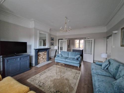 Χώρος καθιστικού στο Victorian Beach Villa, Hunstanton Norfolk