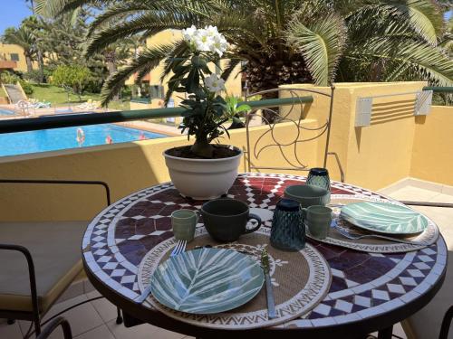 Corralejo Atlantic Garden Andrew apartments Pool air conditioning