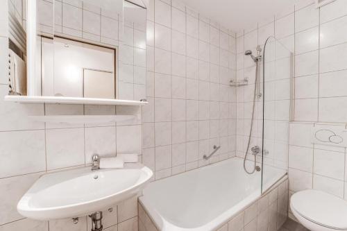 Koupelna v ubytování TaLu Ferien Wohnung Sonthofen