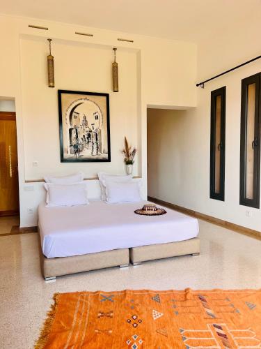 LE JASMIN DE MARRAKECHにあるベッド