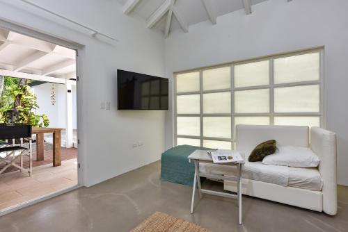 TV o dispositivi per l'intrattenimento presso Koeriboeri Aruba Lodges