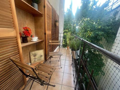 Een balkon of terras bij Grodzka / Apartment with balcony