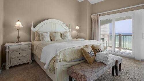 Ένα ή περισσότερα κρεβάτια σε δωμάτιο στο Blue Tide 3B