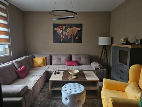 Posezení v ubytování Apartment Harmony