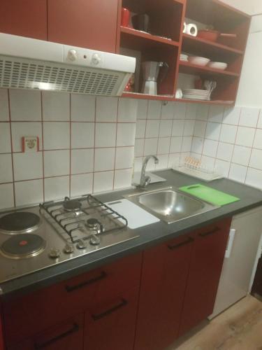 Una cocina o zona de cocina en Studio Ilica