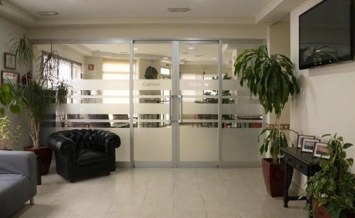 Μια τηλεόραση ή/και κέντρο ψυχαγωγίας στο Hostal Villa