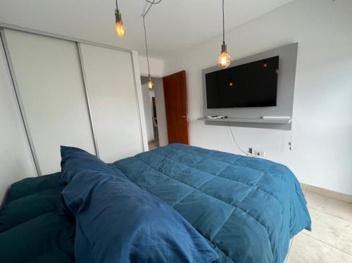 Una cama o camas en una habitación de Apartamento Ameghino