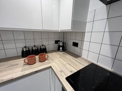 Kuchyň nebo kuchyňský kout v ubytování Crows Nest