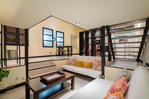Posezení v ubytování Apartamento interior-tranquilo en Chamberí - CISN