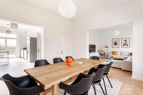 Posezení v ubytování Villa im Alten Land Hamburg - für große Gruppen