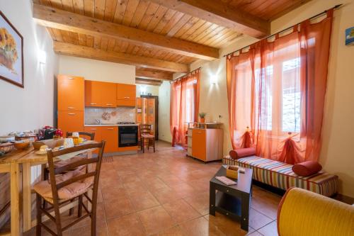 Η κουζίνα ή μικρή κουζίνα στο La Suite del Borgo
