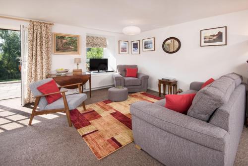 Ruang duduk di Coldstream Coach House