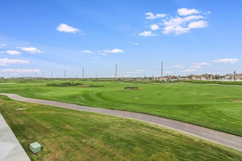 an overhead view of a golf course with a green at Fairway to Heaven in Port Aransas