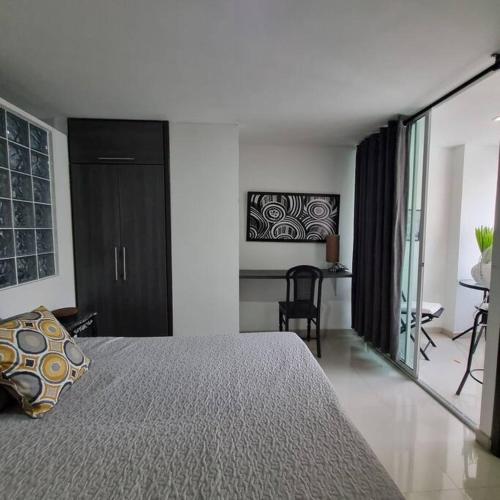 Ένα ή περισσότερα κρεβάτια σε δωμάτιο στο Ardival apartment - WAIWA HOST