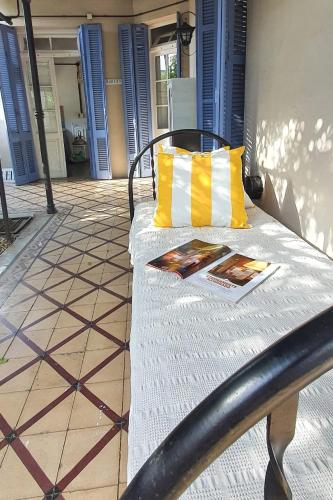 Ένα ή περισσότερα κρεβάτια σε δωμάτιο στο Casa La Raquelita
