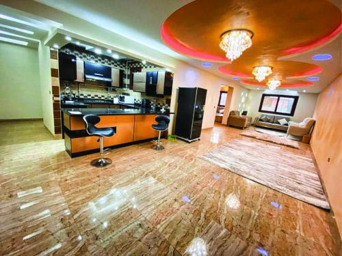 Kuchyň nebo kuchyňský kout v ubytování Pyramids Cleopatra Luxurious